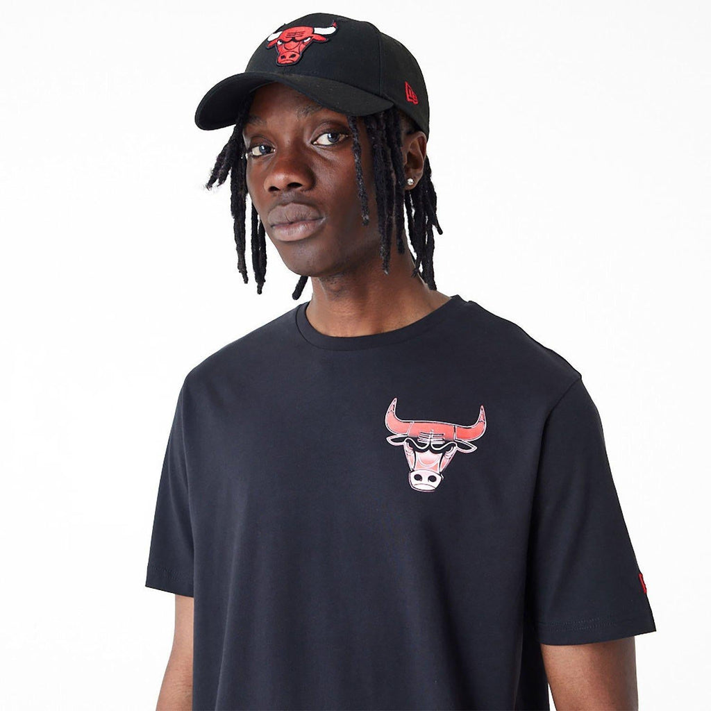 NEW ERA NBA HOLOGRAPHIC OS TEE CHIBUL  BLKFDR