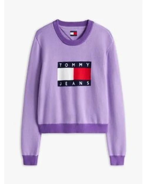 TOMMY JEANS TJW CLRBLCKFLAG SWEA