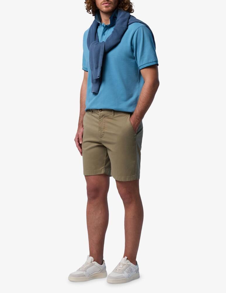 NORTH SAILS POLO SHORT SLEEVE COLLAR W/STRIPED IN CONTRAST