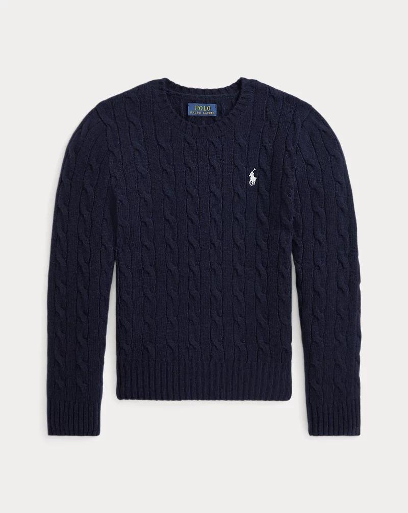 RALPH LAUREN CABLE CN-SWEATER-PULLOVER