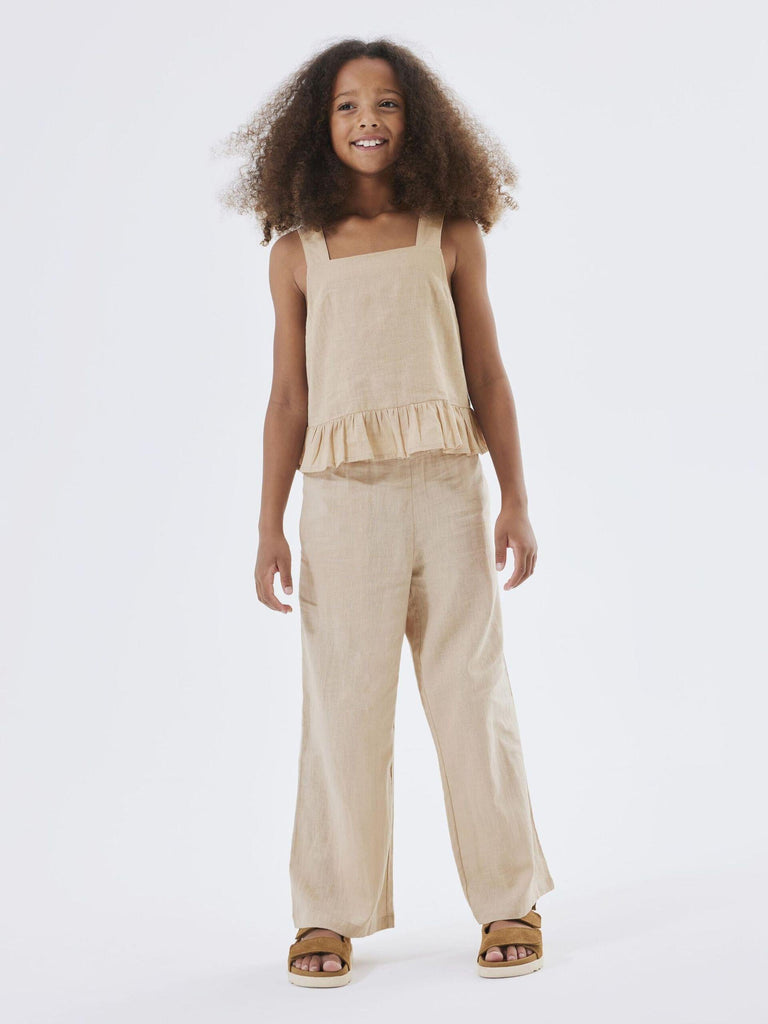 NAME.IT NKFFALINNEN WIDE PANT NOOS