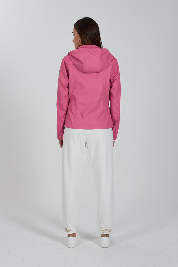 YES ZEE GIUBBINO DONNA IN SOFTSHELL CON CAPPUCCIO