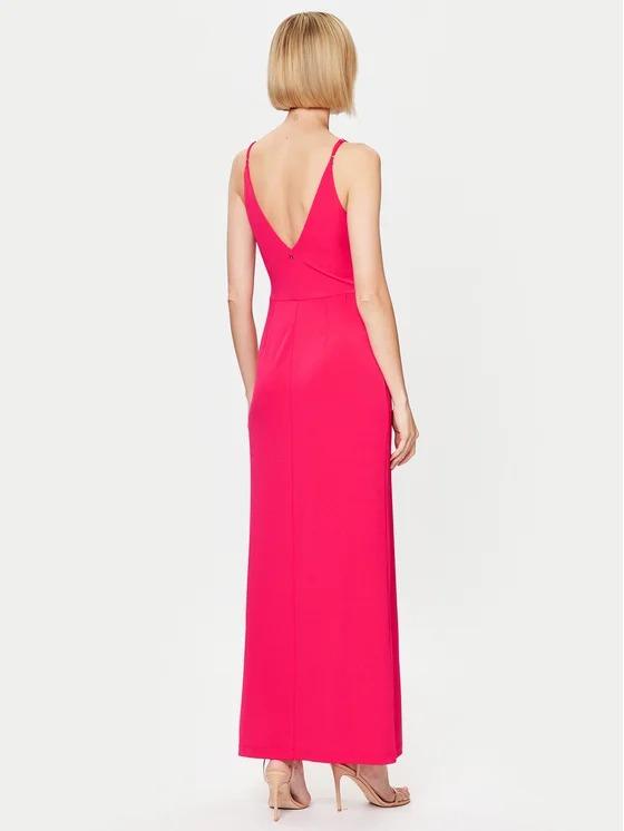 GUESS MICRO STRAPS RAMSHA LONG DRESS