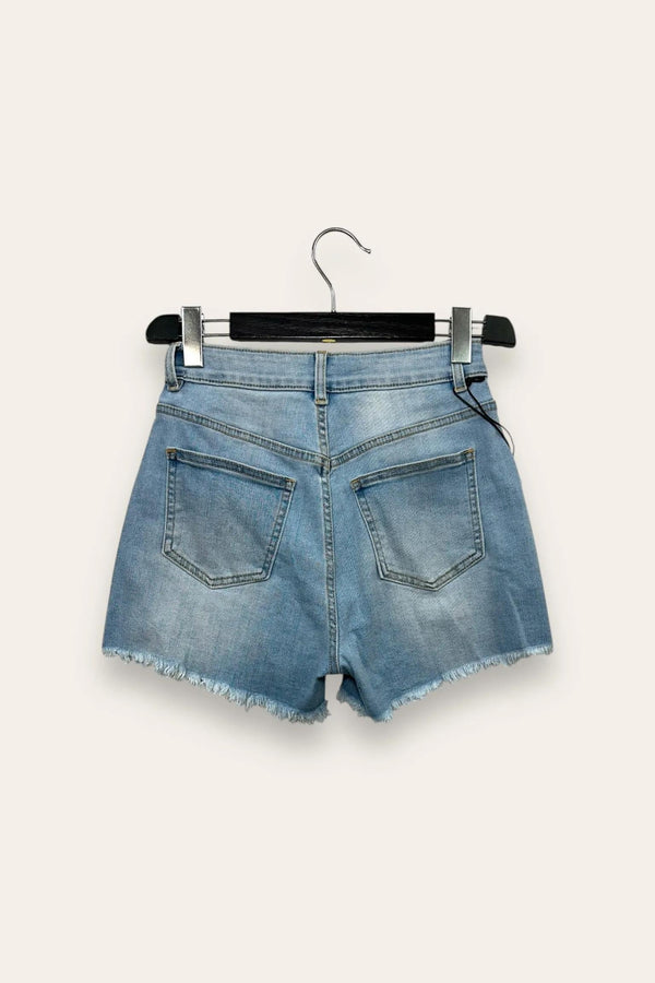LOVEme Shorts di jeans sfrangiato