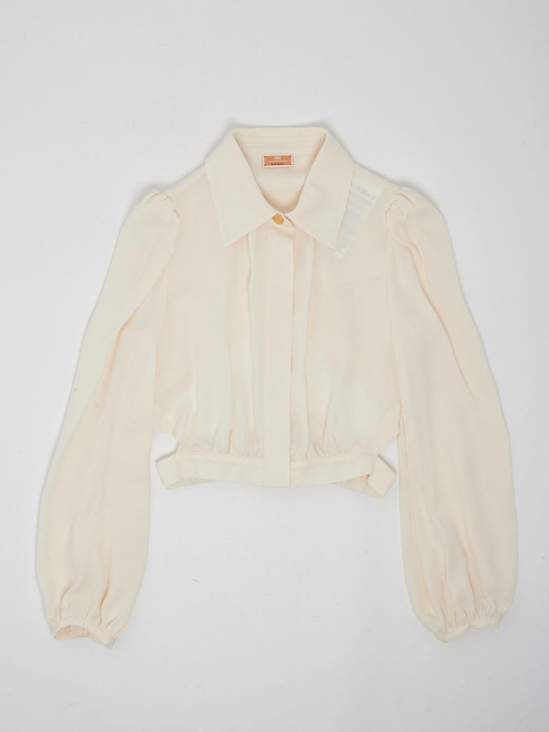 ELISABETTA FRANCHI La Mia Bambina BLUSA IN VISCOSA CON BOTTONI L