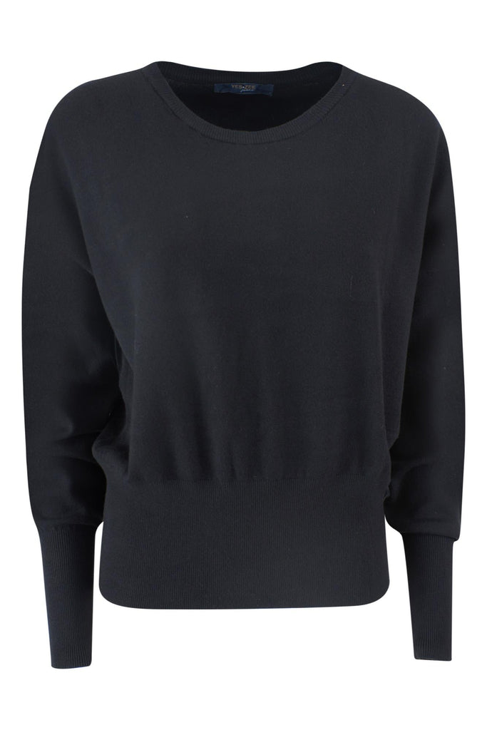 YES ZEE MAGLIA DONNA CON POLSI E FONDO ALTO