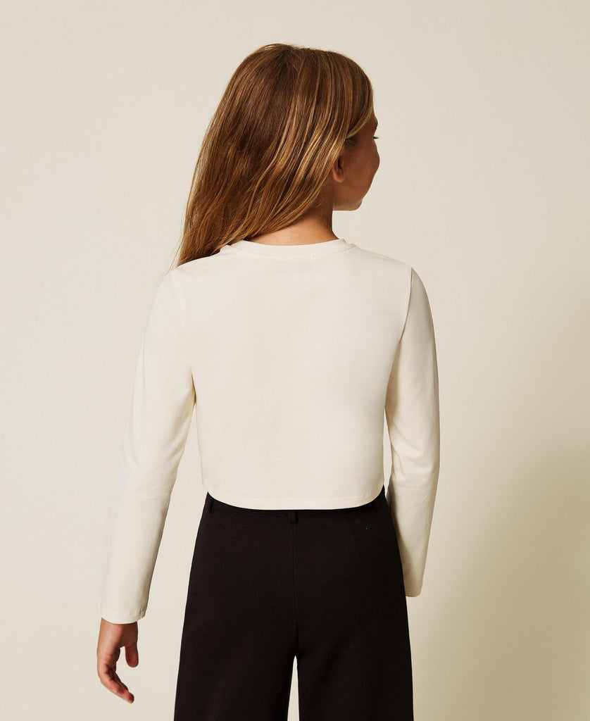 TWINSET T-SHIRT CROPPED M/L