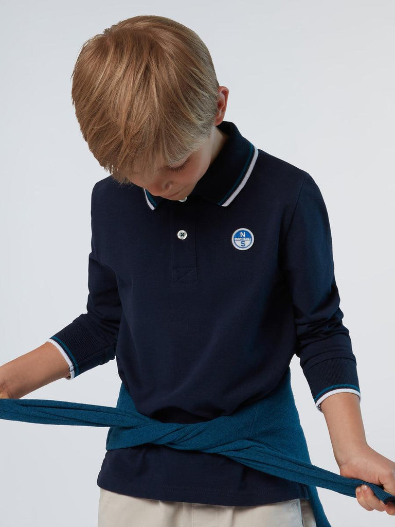 NORTH SAILS POLO LONG SLEEVE W/LOGO