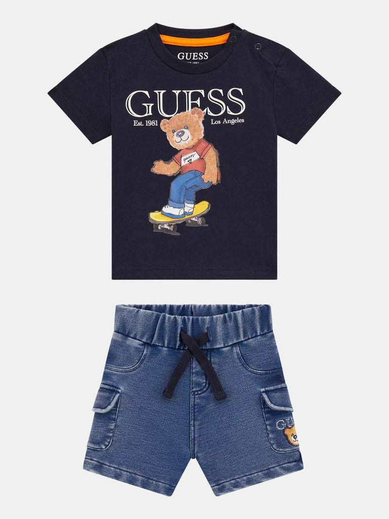 GUESS SET SS T-SHIRT+KINTD