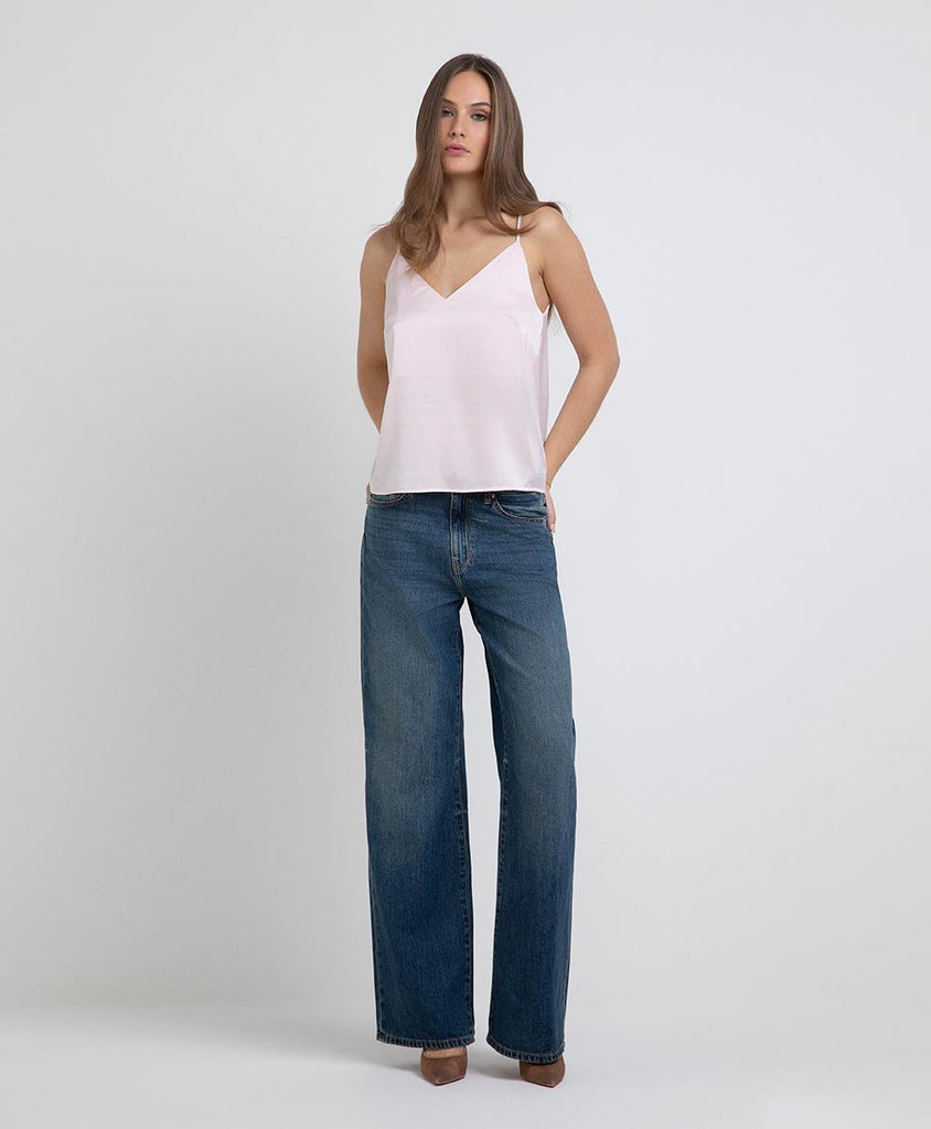 MARKUP TOP IN RASO