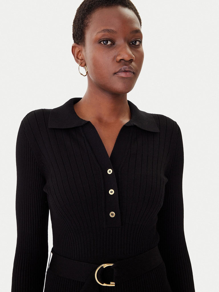 GUESS MARCIANO AGATHE POLO LS DRESS SWTR