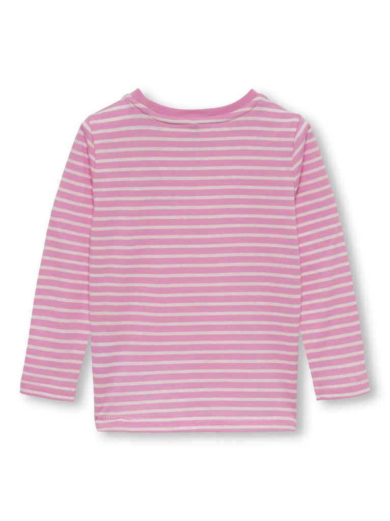 ONLY KIDS KMGWEEKDAY REG L/S STRIPE TOP BOX JRS