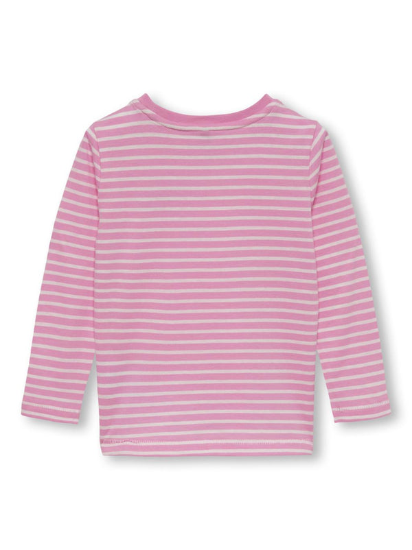 ONLY KIDS KMGWEEKDAY REG L/S STRIPE TOP BOX JRS