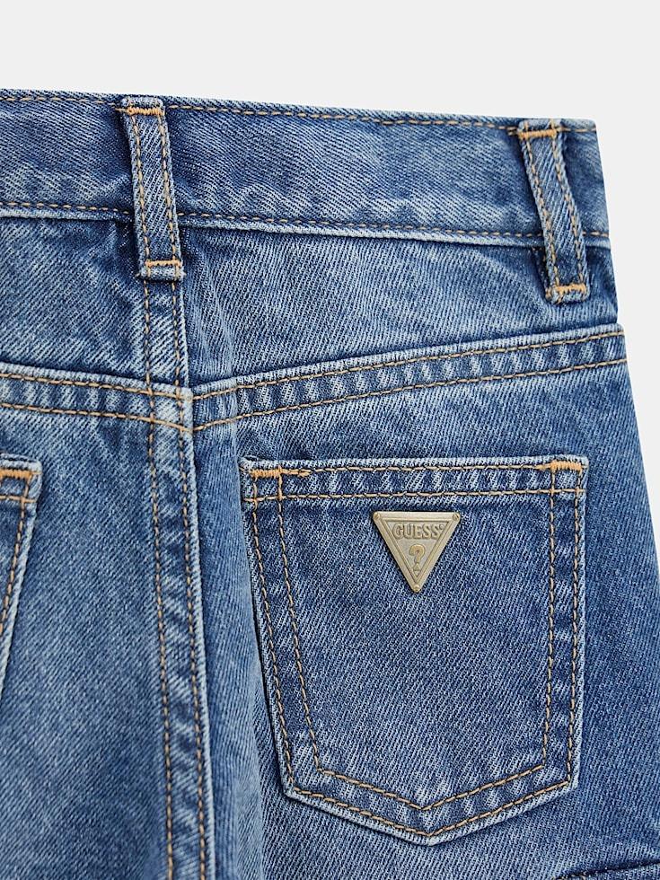 GUESS RIGID DENIM CARGO PANTS