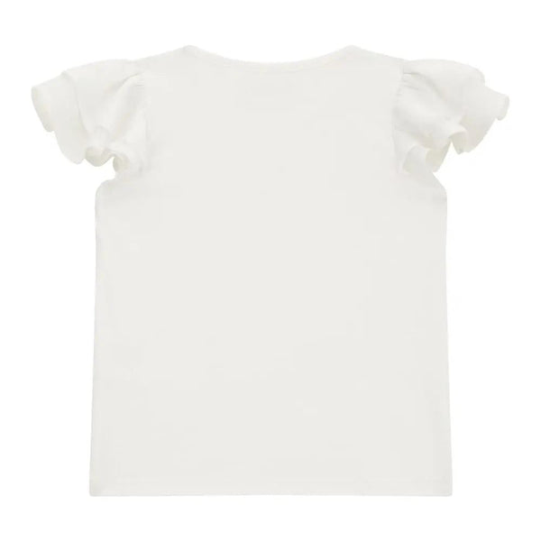 GUESS SS T-SHIRT W/CHIFFON