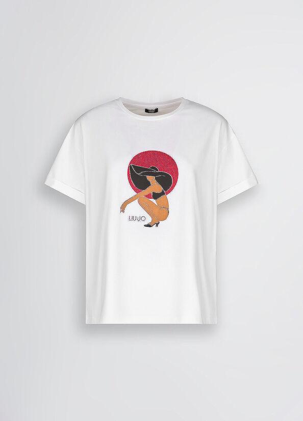 LIU JO ECS T-SHIRT BASICA M/C