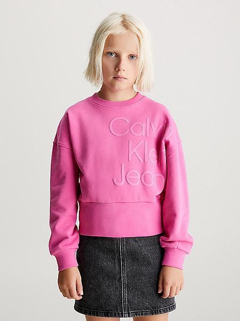 CALVIN KLEIN JEANS PUFF HERO LOGO CN SWEATSHIRT