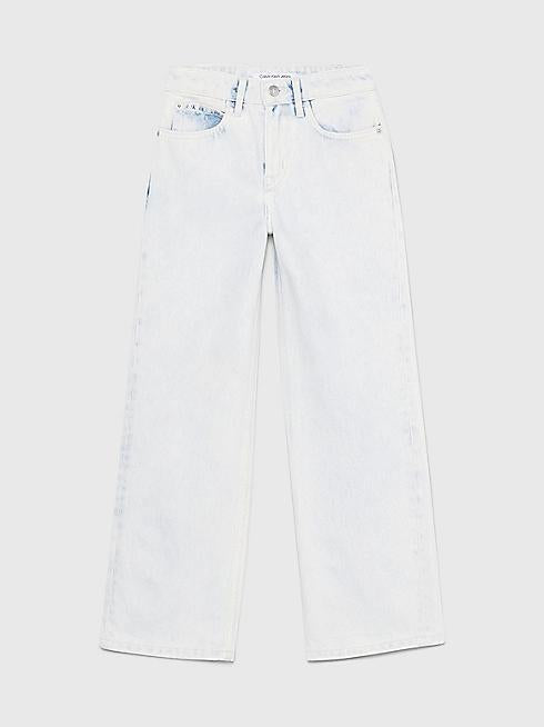 CALVIN KLEIN JEANS HR WIDE LEG SKYLIGHT BLUE
