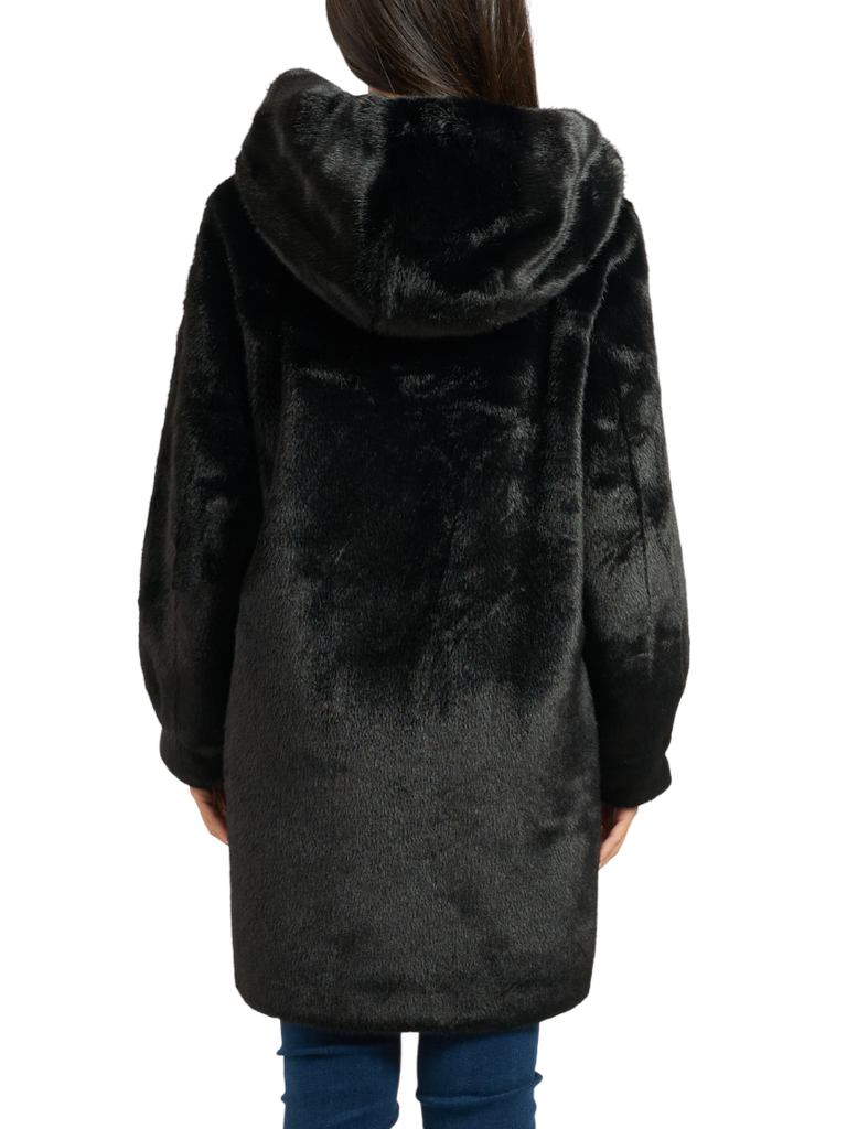 YES ZEE CAPPOTTO DONNA CON CAPPUCCIO