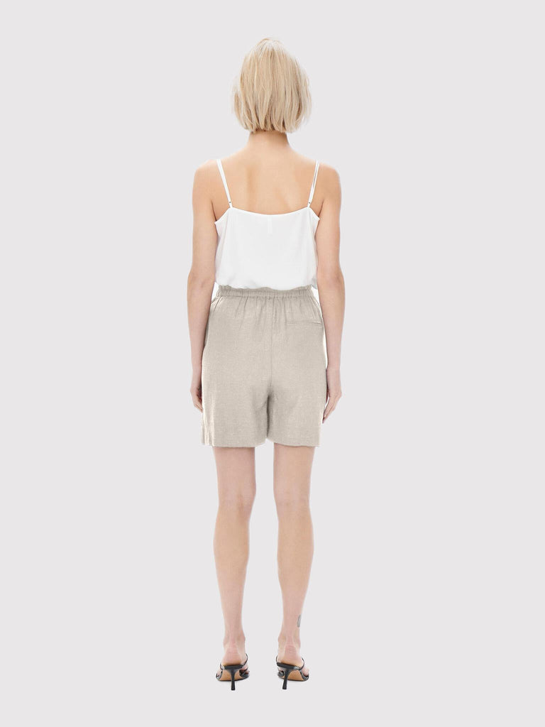 ONLY ONLTOKYO HW LINEN BLEND SHORTS PNT NOOS
