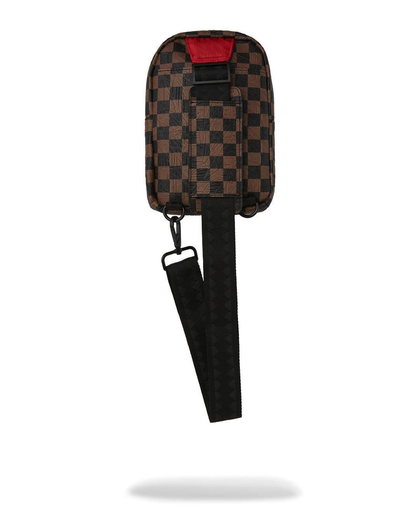 SPRAYGROUND CHECK 2 EMBOSS BACKPACK SLING
