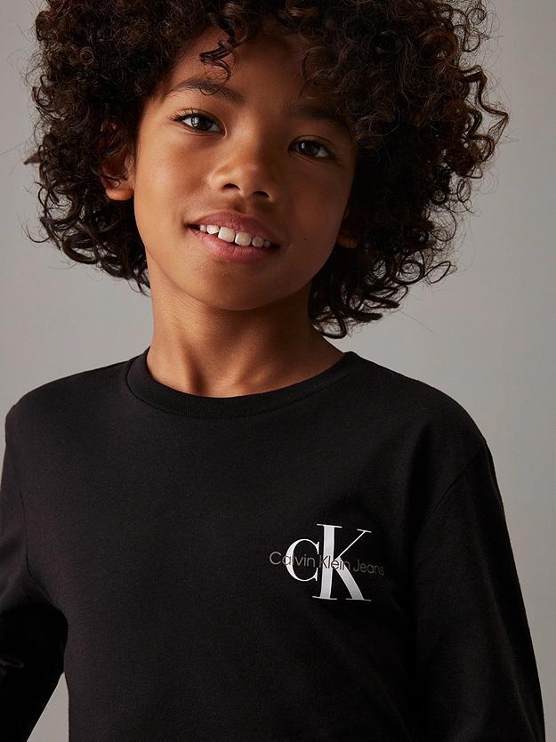 CALVIN KLEIN JEANS CHEST MONOLOGO LS T-SHIRT
