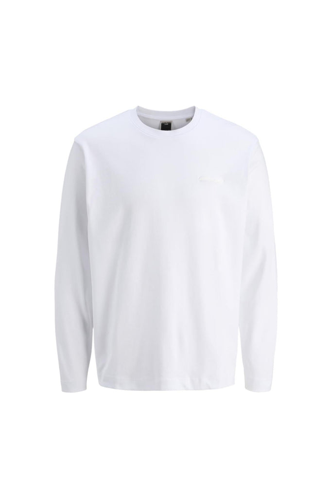 JACK AND JONES JCOFUSION INTERLOCK TEE LS CREW NECK