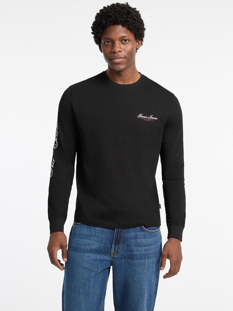 GUESS GJ CN LS REG PRINT ON SLEEVE