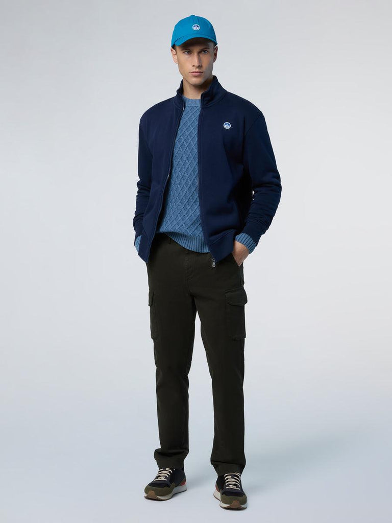 NORTH SAILS FULL ZIP  SWEATSHIRT W/LOGO