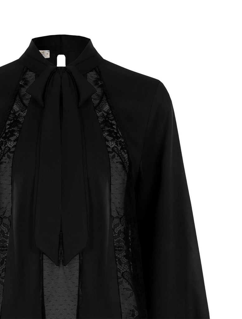 RINASCIMENTO CFC 20053 G-BLUSA CON SCIARPA FLUIDO DA CAMICIA