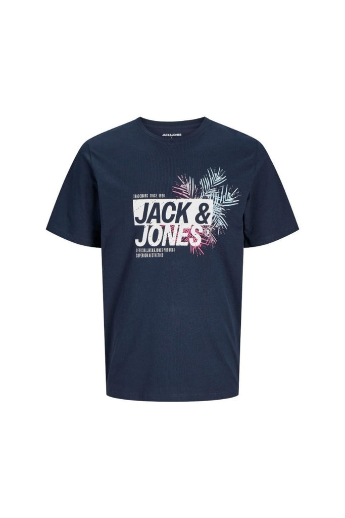 JACK AND JONES JJJAXON TEE SS CREW NECK LN