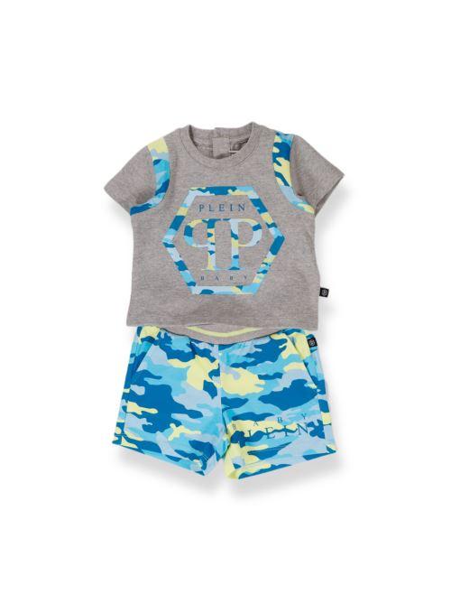 PHILIPP PLEIN JUNIOR T-SHIRT+SHORT