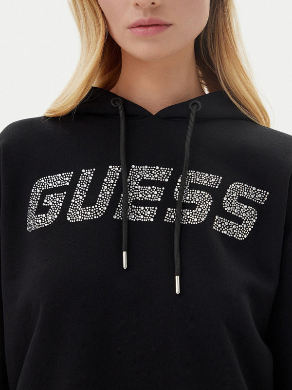 GUESS PRIMULA RHINESTONES HOODIE SWE
