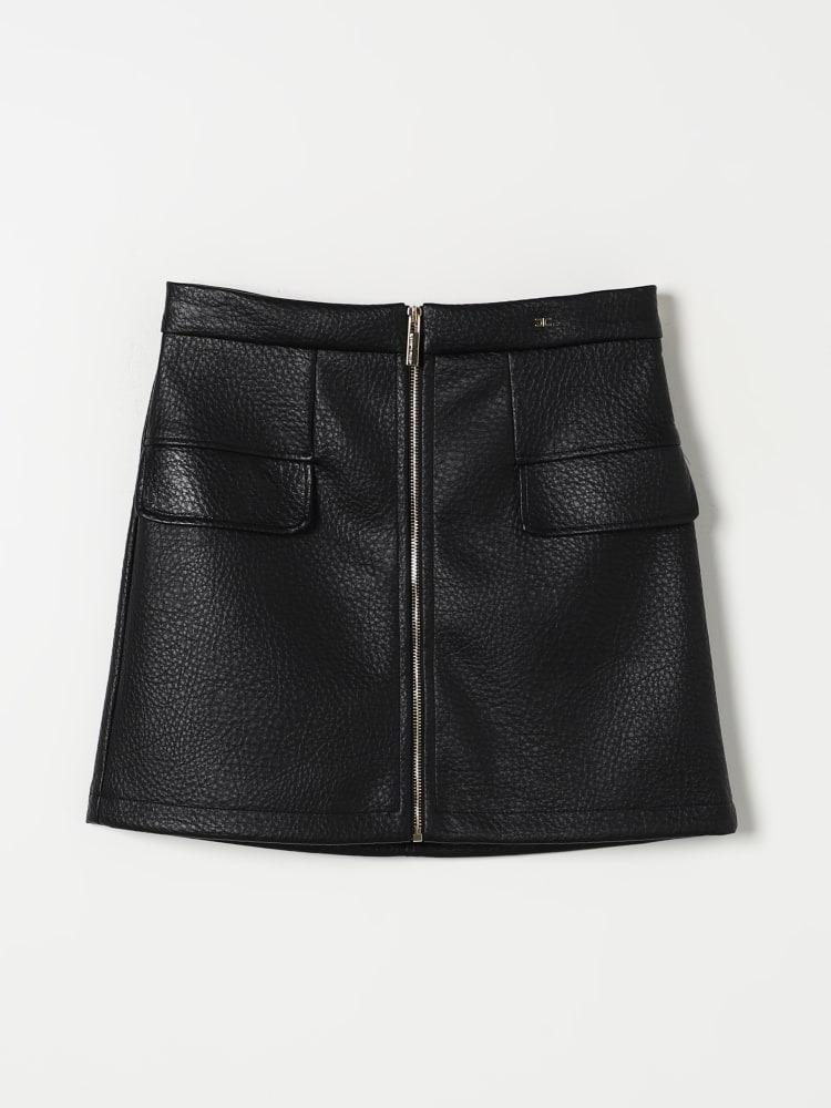 ELISABETTA FRANCHI La Mia Bambina GONNA IN PELLE ELEFANTE