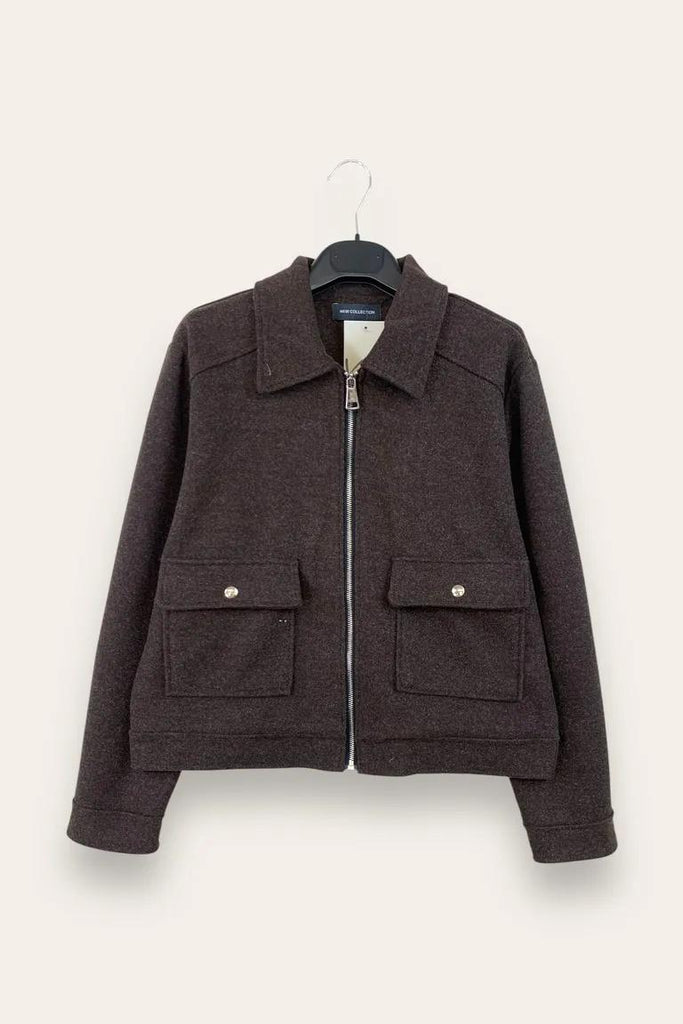 LOVEme Bomber con zip e tasche frontali