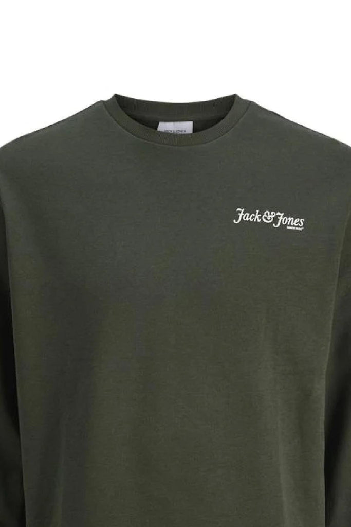 JACK AND JONES JJYUKI BACK SWEAT CREW NECK BF