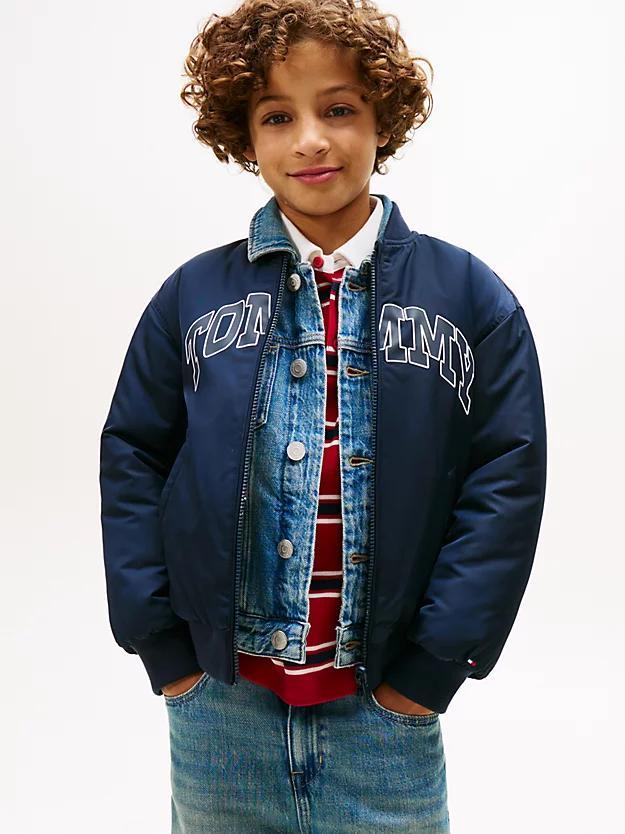 TOMMY HILFIGER TOMMY VARSITY REVERSIBLE BOMBE