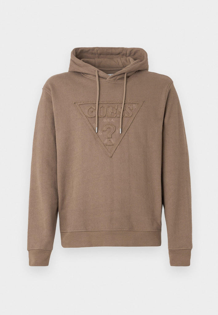 GUESS TRIANGLE RAW PATCH HOODIE