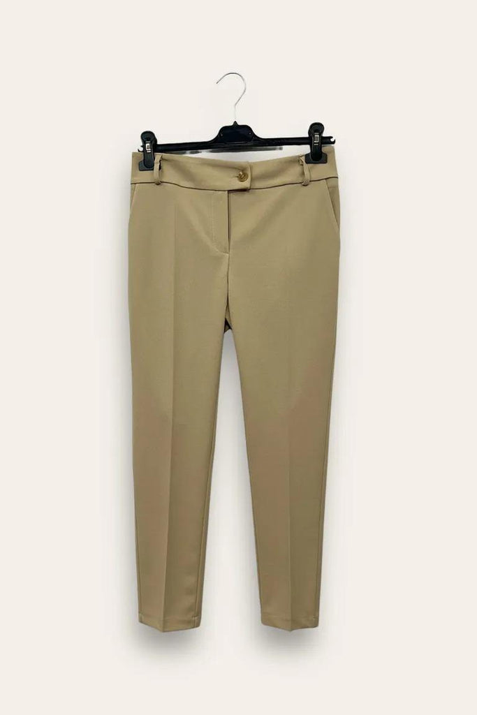 LOVEme Pantalone a sigaretta in crepe
