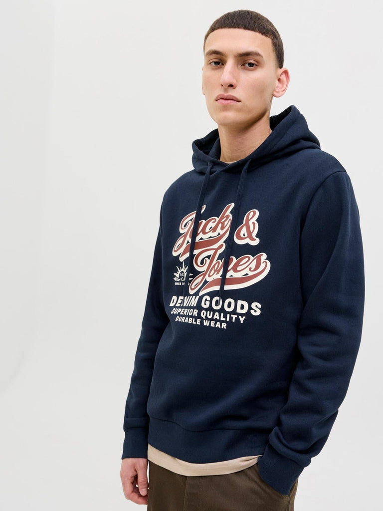JACK AND JONES JJELOGO SWEAT HOOD 2 COL 25/26 NOOS