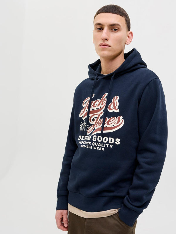 JACK AND JONES JJELOGO SWEAT HOOD 2 COL 25/26 NOOS