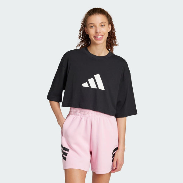 ADIDAS W FI 3B TEE         BLACK