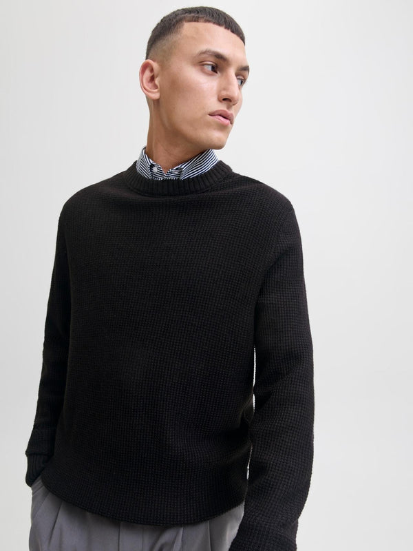 JACK AND JONES JJROY KNIT CREW NECK AW25