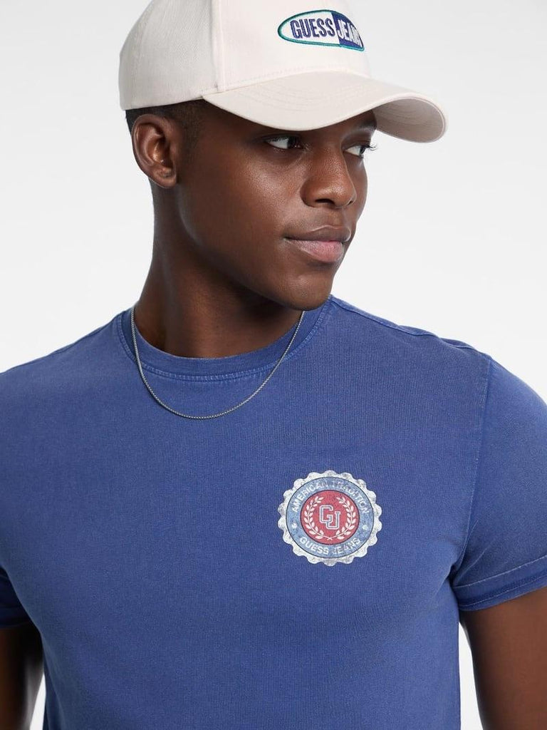 GUESS GJ SLIM FRONT BACK LOGO TEE