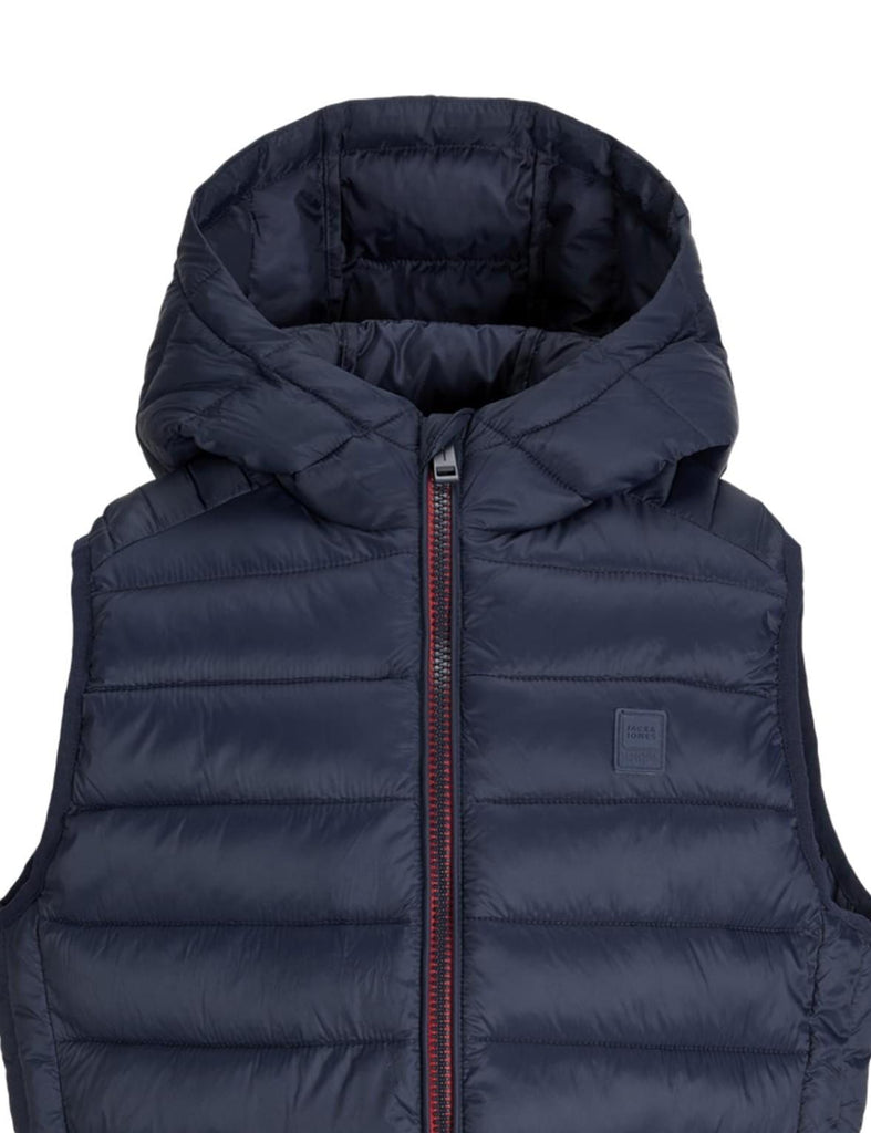 JACK JONES KIDS JJEBRADLEY LIGHT BODYWARMER HOOD SN JNR