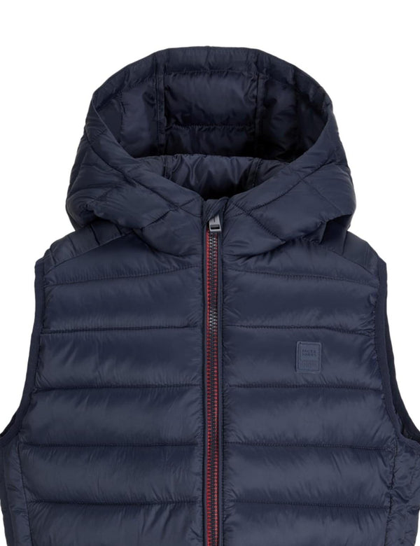 JACK JONES KIDS JJEBRADLEY LIGHT BODYWARMER HOOD SN JNR