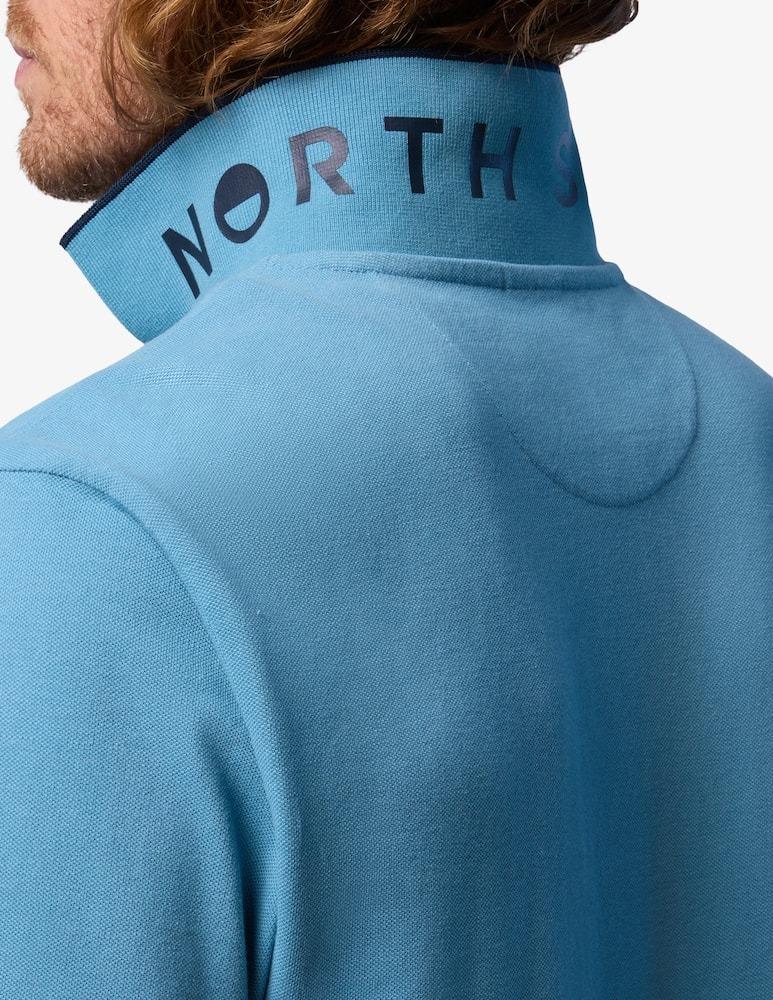 NORTH SAILS POLO SHORT SLEEVE COLLAR W/STRIPED IN CONTRAST