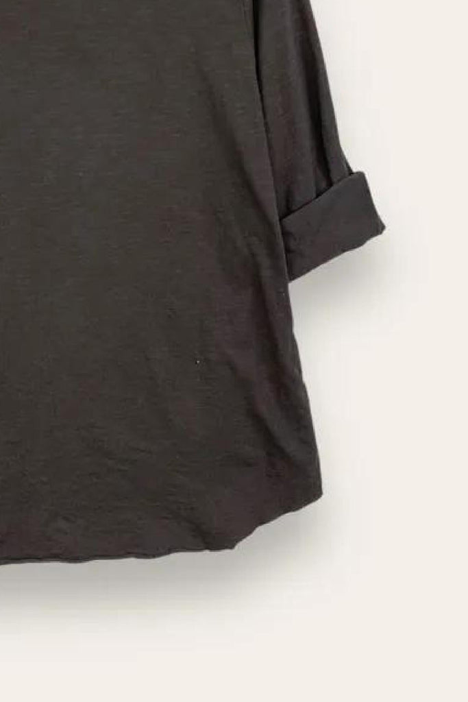 LOVEme Maglietta basica girocollo in cotone, manica lunga