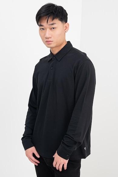GUESS LS BARRY KNIT POLO