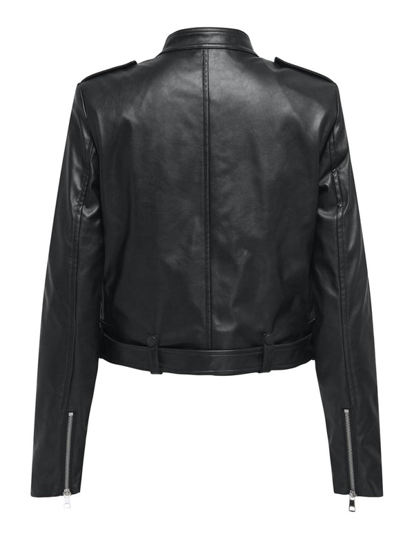 ONLY ONLSADIE FAUX LEATHER JACKET CC OTW